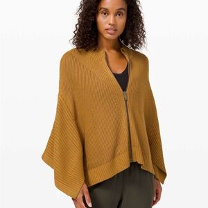 Lululemon Softer Still Wrap Cashmere in Spiced Bronze M/L